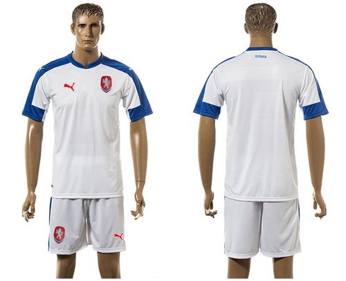 Czech Blank Away Soccer Country Jersey - Click Image to Close
